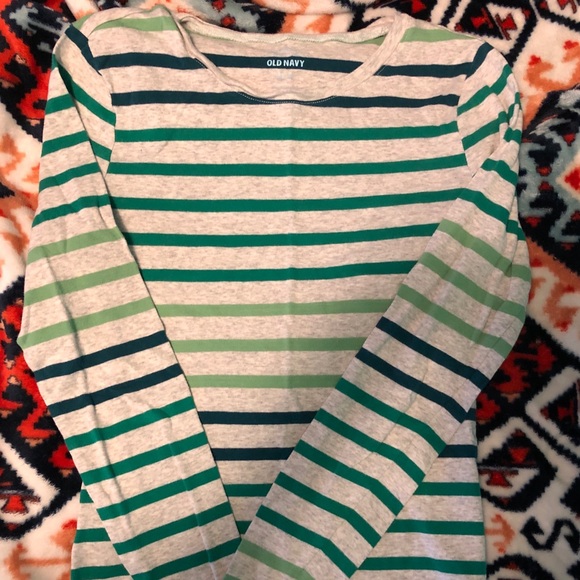 Striped long sleeve top - Picture 1 of 3